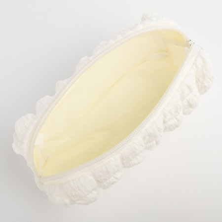 Cosmetic bag with zipper, dairy color-2