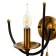 Sconces "Floa" E14 40W black and gold 20x20x20 cm