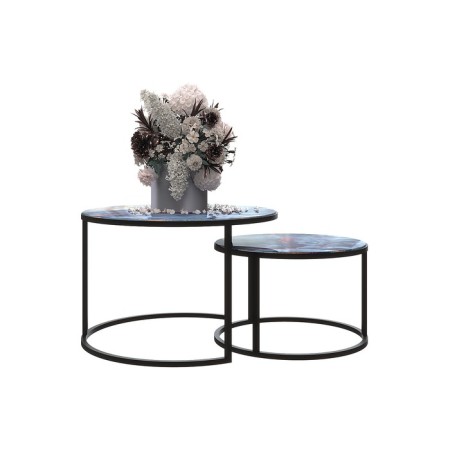 Tables Journal Loft DQ No. 2 Duae (set), D605 (475), H420 (320), f/n blue space, m/c black 1-1