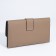 Bag-clate on magnet, long belt, beige color