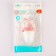 Nibbler for feeding, with silicone mesh "Bunny" color pink color