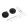 The plumbing wrap to the ALLUR ART Collection BK-R2 Black (71150), matte black 1024