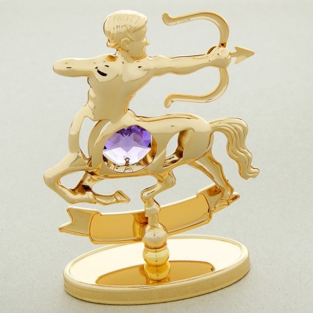 Souvenir Zodiac Sagittarius Sagittarius, 9.5 × 4 × 6.5 cm, with a crystal-1