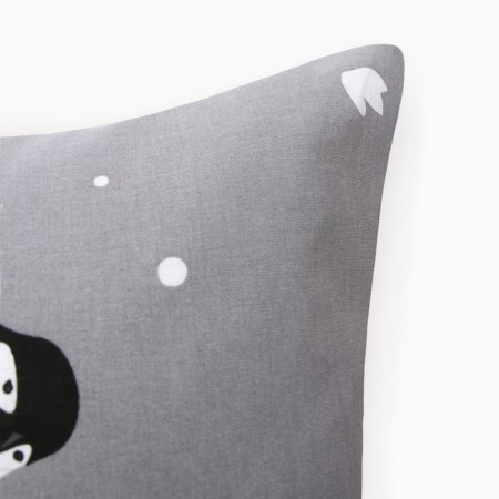 New Year. Pump pillowcase of Penguins, 50x70 cm - 2 pcs, 100% cotton, Poplin-1