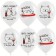 Shar Latex 12 “Mimish Cat”, 2 tbsp., Set 25 pcs., Mix