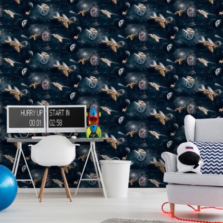 Wallpaper Paper Duplex "Galaxy" C6-D764-07, 0.53x10.05m-1