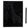 Engraving 18 × 24 cm, animals of Africa "High Giraffe" (gold)
