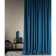 Non -combustible curtain "Bali", size 145 x 290 cm, blue color