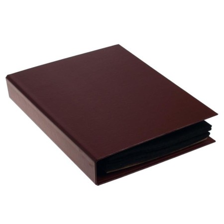 The album is vertical for icons, with sheets on fabric, 230 x 270 mm, boumvinyl, brown-1