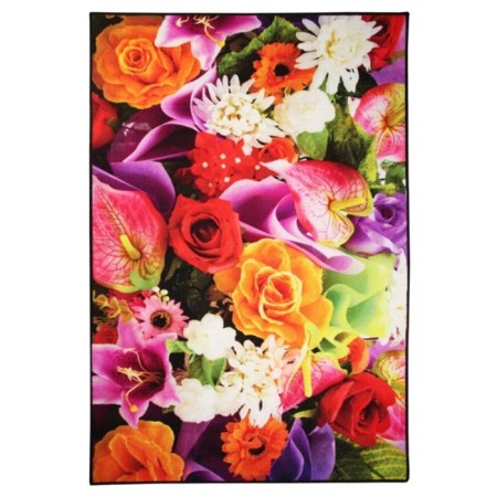 Rosetta Dzhtal carpet, size 110x170 cm, print bouquet
