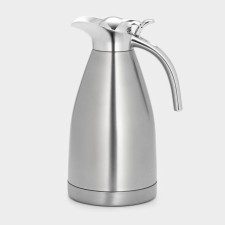 Stainless steel coffee pot, 1.5 liters, chrome color
