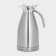 Stainless steel coffee pot, 1.5 liters, chrome color
