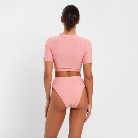 Separate Minaku swimsuit with top, pink color, size 42-1