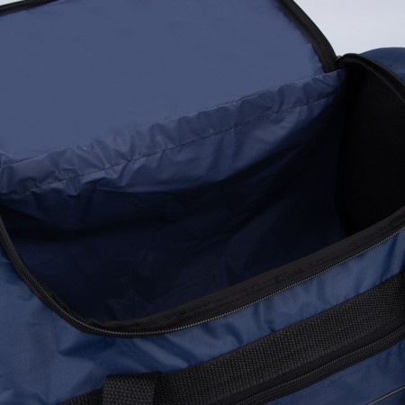 Sports bag, lightning department, 3 outer pockets, long belt, blue color-2