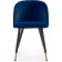 GABI Metal Metal Metal Carcass/velor, Black/Blue 50x54x78 cm