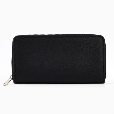 Wallet to the leatherette "Classic" 19*10 cm, black color-2