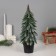 Christmas tree decor "snowy with sparkles, in a pot" 33x9 cm