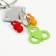 Toy - bird mirror with a bell and a hoop, 27 x 7 cm
