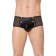 Male shorts, with locks, black color, size m/l
