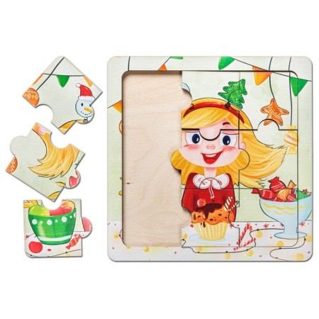 Puzzle "New Year breakfast"-1