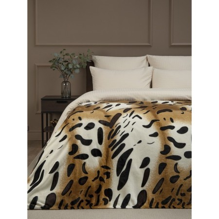 Texrepublic blanket, size 140x200 cm, beige color-3
