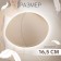 Cups for the bra “circle”, 2xl (52), d = 16.5 cm, pair, beige color