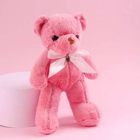 Soft toy "The most beautiful", pink bear-4