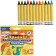 Voskovoy pencils, 12 colors, thick, 93 x 11 mm, in a cardboard box