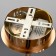 Malli chandelier LED 84W gold 80x80x33 cm Bayerlux