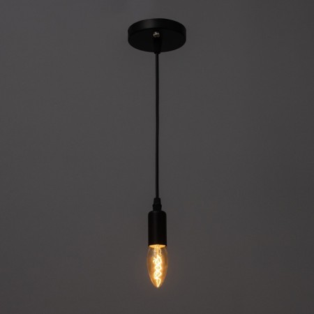 Lamp Bayerlux 1929/1bk E14 40W Black 4x5x105 cm-2
