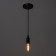 Lamp Bayerlux 1929/1bk E14 40W Black 4x5x105 cm