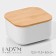 Storage container with lid LADOM "Naturel", 12.5 × 11.5 × 6.5 cm, white color