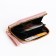 Children's wallet with a zipper, pink color
