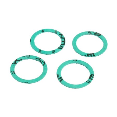 Set of gaskets "Suprimplast", 1 1/4 ", 42 x 33 mm, h = 2 mm, non -absorbest paronyte, 4 pcs.