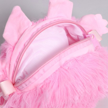 Handbag "Montstrika", 18 cm, pink color-4