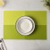 Serving napkin on the table "mood", 45 × 30 cm, green color