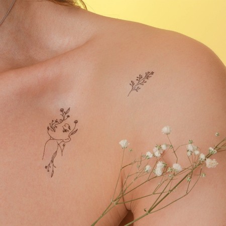 Temporary translated tattoos "Vector", 11 × 16 cm-4