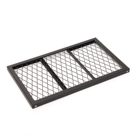 Broster grill for a fire, black, metal thickness 2 mm, 55 x 33 x 18 cm-6