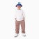 Panama Panama for the boy "Monster", white color, rr 54