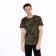 T -shirt male camouflage pixel, green color, size 46