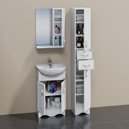 Tumba "Verona-50" floor with a sink "Coos 50"-2