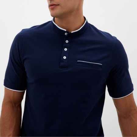 T-shirt (Polo) Male Minaku Regular Fit: Dark Sino, Rr. 42-3