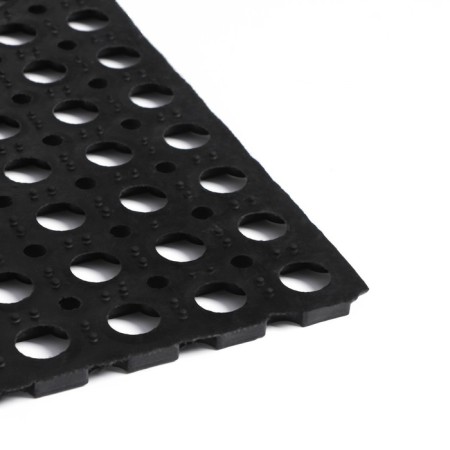 Muddy mud -bearded rug 40 × 60 × 1.6 cm, black color-8
