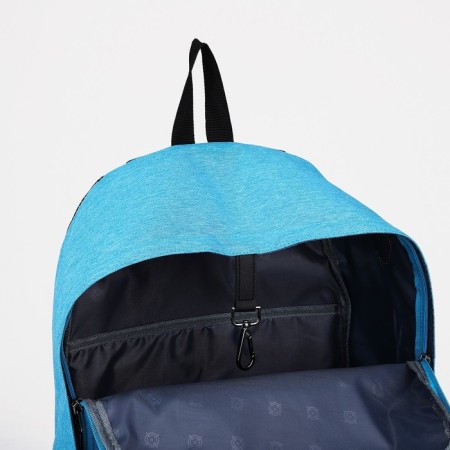 School backpack from lightning textiles, Fulldorn, 3 pockets, blue color-5