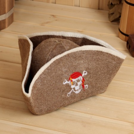 Bath cap "Pirate" with embroidery-2