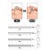 Ring of the ring size (set 4 pcs. 10 cm), 3.5 × 100 mm, 5 × 100 mm, the color is transparent