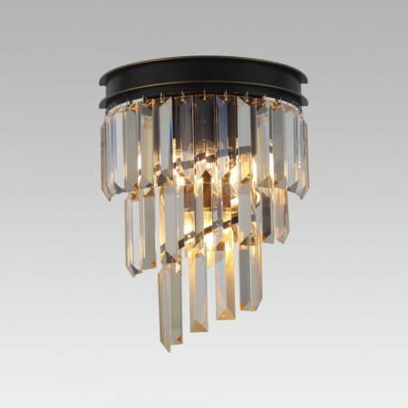 Lamp Citilux "Martin" CL332432, 12.5x32 cm, 3x60W, E14, brown color-2