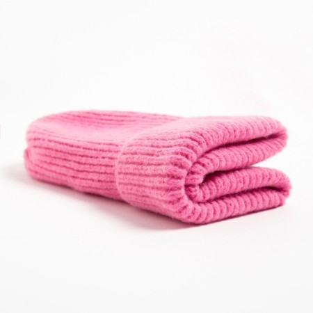 Women's hat minku with lapel, size 54-56, pink color-4