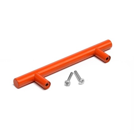 Cappio Frida-stainless handle, stainless steel, d = 12 mm, m/o 96 mm, orange color, 4 pcs.-6