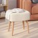 Bangage "Polly", 440 × 340 × 450 mm, Shenill fabric, beige color